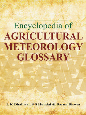 cover image of Encyclopedia of Agricultural Meteorology